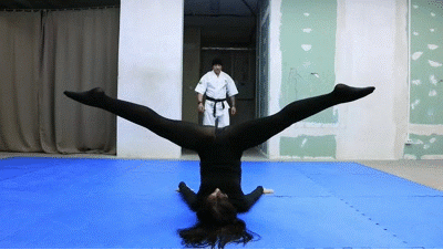 Jasmine Breaks Bones of Natsy Men with her Karate